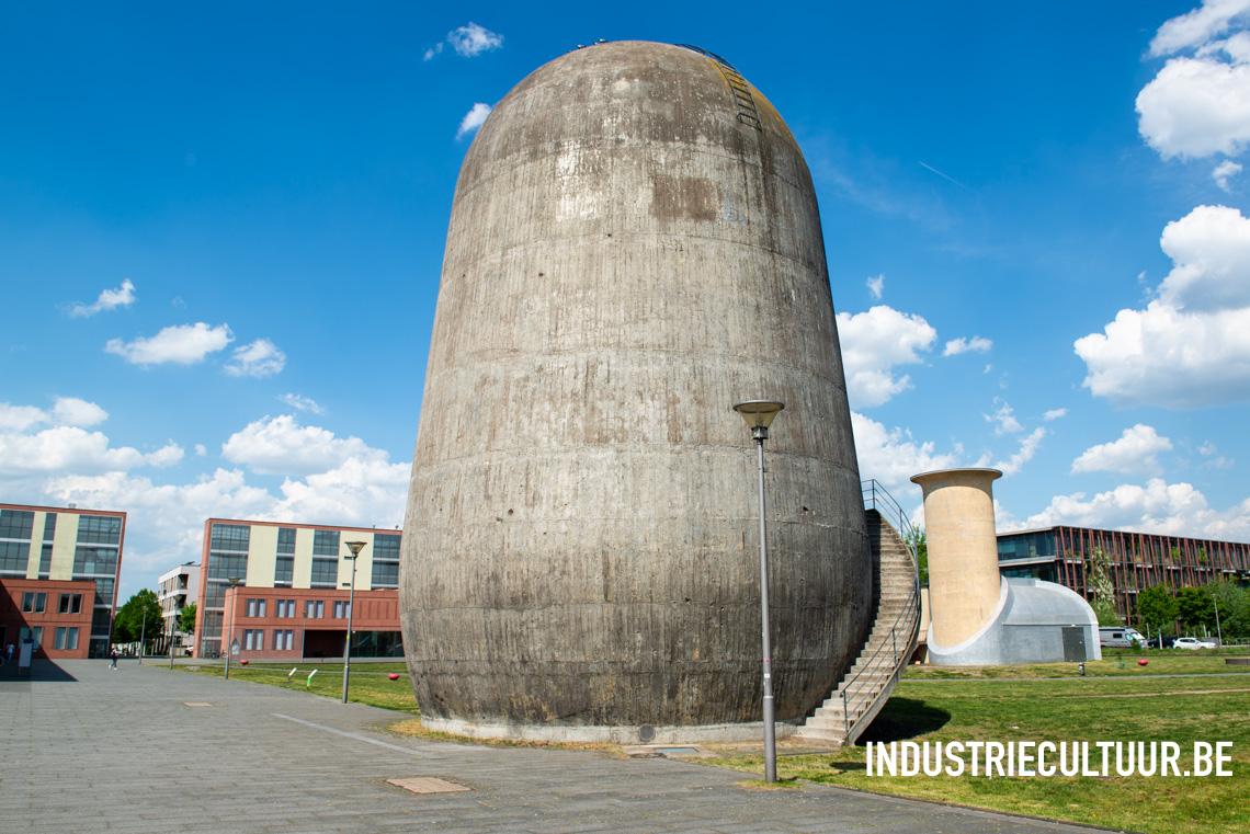 Betonnen Trudelturm in Berlijn