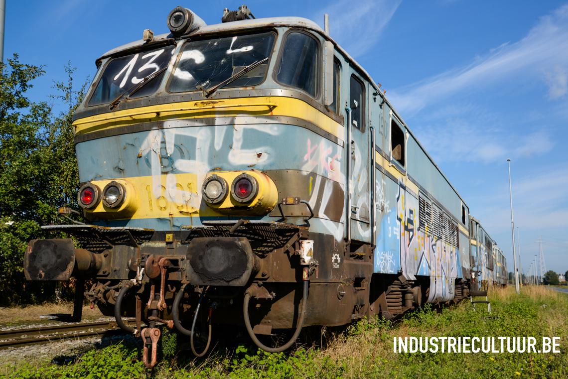 Vervallen locomotief HLE 1601